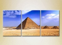 Картина Magic Color Triptych Egyptian pyramids (2658446)