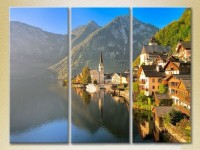 Pictură Magic Color Triptych European landscape (2658444)