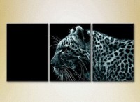 Pictură Magic Color Triptych Fire Leopard (2698990)