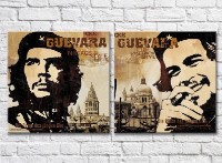 Pictură ArtPoster Portrait of Che Guevara retro stylization (3460044)