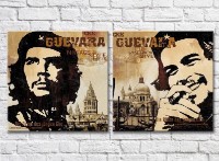 Картина ArtPoster Portrait of Che Guevara retro stylization (3460044)