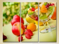 Pictură Magic Color Triptych Fruit Salad (2698727)