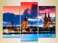 Картина Magic Color Triptych Germany, Cologne Cathedral (2658430)