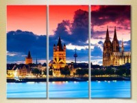 Картина Magic Color Triptych Germany, Cologne Cathedral (2658432)