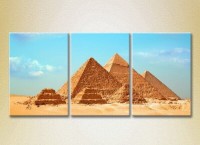 Картина Magic Color Triptych Great Egyptian Pyramids at Giza (2658424)