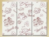 Картина Magic Color Triptych Journey (2229570)