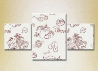 Картина Magic Color Triptych Journey (2229577)