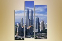 Картина Magic Color Triptych Kuala Lumpur (2658904)