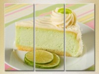 Pictură Magic Color Triptych Lime Cheesecake (2698666)