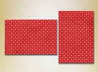 Pictură ArtPoster Red/White polka dots 05 (2229417)