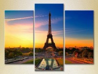 Картина Magic Color Triptych Eiffel Tower (2658441)