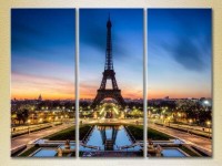 Картина Magic Color Triptych Eiffel Tower (2658529)