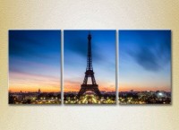 Картина Magic Color Triptych Eiffel Tower (2658532)