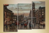 Pictură Magic Color Triptych Cities and Countries (2658695)