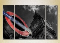 Картина Magic Color Triptych London Underground (2658465)