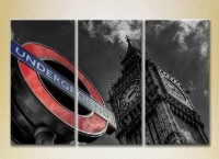 Картина Magic Color Triptych London Underground (2658486)