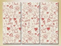 Картина Magic Color Triptych Love (2229499)