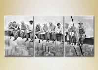 Картина Magic Color Triptych Lunch on a skyscraper (2658493)