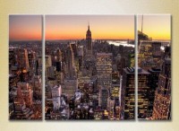 Картина Magic Color Triptych Morning New York (2658525)