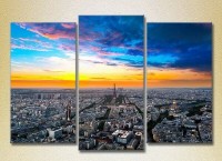 Картина Magic Color Triptych Morning Paris (2658519)