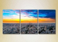 Картина Magic Color Triptych Morning Paris (2658520)