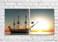 Pictură ArtPoster Sailing ship (3453832)