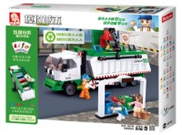 Set de construcție Sluban Garbage Truck (B0780)