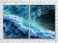 Pictură ArtPoster Sea waves in a storm (3453767)