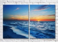 Картина ArtPoster Seashore during sunset (3453773)