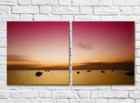 Картина ArtPoster Ships in the bay against the sunset (3453828)