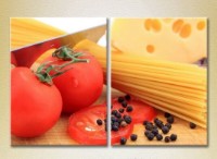 Pictură ArtPoster Spaghetti and tomatoes (2602694)