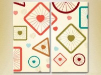 Pictură ArtPoster Texture geometry 02 (2225876)