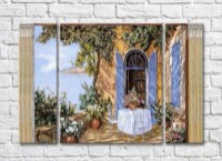 Картина ArtPoster The Table on the Veranda Overlooking the Sea  (3470956)