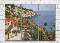 Картина ArtPoster The Town on the rocky Coast (3470932)