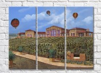 Картина ArtPoster Vineyards in the Hills (3470938)
