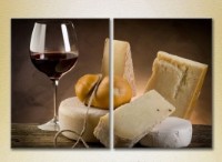 Картина ArtPoster Wine and cheese 01 (2602735)