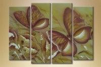 Pictură Rainbow Butterfly polyptych (1563270)