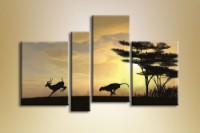 Pictură Rainbow Chasing Cheetah and Doe (1150791)