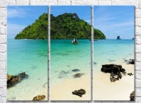 Pictură Rainbow Cote d Azur and green island (3469144)