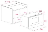 Встраиваемая микроволновая печь Teka MWR 22 BI AT фото №4 — интернет-магазин Desire.md