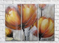 Pictură Rainbow Large orange tulips oil painting (500379)