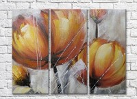 Pictură Rainbow Painting orange poppies (3448890)