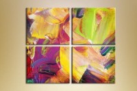 Картина Rainbow Polyptych Abstraction 0601 (1409615)