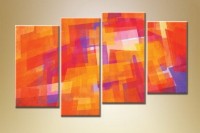 Картина Rainbow Polyptych Abstraction 112 (1609849)