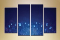 Pictură Rainbow Polyptych Abstraction 122 (1609858)