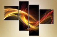 Pictură Rainbow Polyptych Abstraction 130 (1609866)