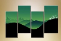 Картина Rainbow Polyptych Abstraction 165 (1609914)