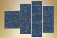 Pictură Rainbow Polyptych Abstraction 181 (1609917)