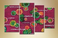 Pictură Rainbow Polyptych Abstraction 198 (1609941)