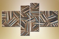 Pictură Rainbow Polyptych Abstraction 202 (1609938)